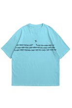Футболка оверсайз унісекс Run Light Blue