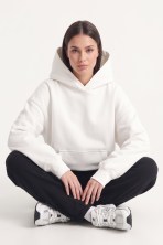 Худі оверсайз жіночий White - Зображення 3