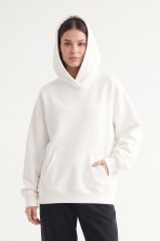 Худі оверсайз жіночий White - Зображення 4