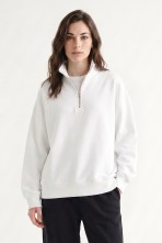 Світшот на блискавці жіночий White