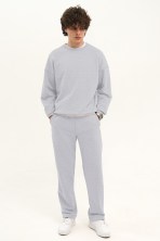 Костюм чоловічий Світшот оверсайз + Джогери Grey - Зображення 4