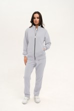 Костюм жіночий олімпійка + штани прямі Grey - Зображення 3