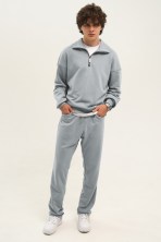 Світшот на блискавці чоловічий Light Grey - Зображення 2