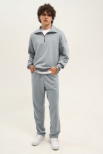 Світшот на блискавці чоловічий Light Grey - Зображення 3