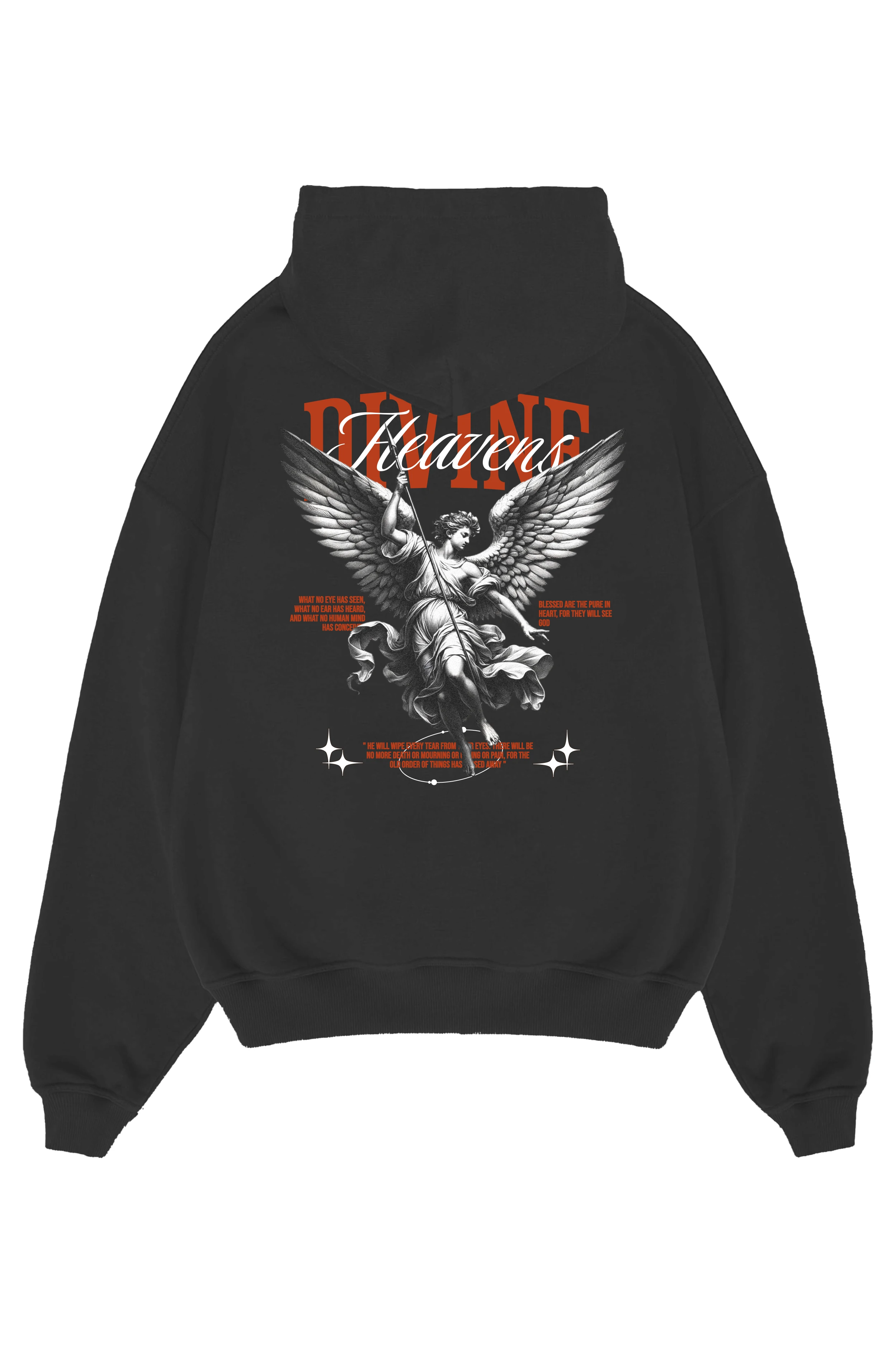 Худі оверсайз Divine Black - Taboo Clothing Company