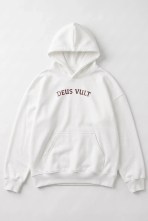 Худі оверсайз Deus Vult White - Зображення 2